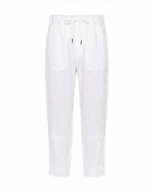 Kiton 'Utilitarian' Pants - White