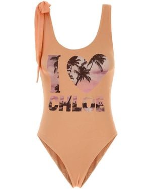 Chloé Stretch Nylon Swimsuit - Pink