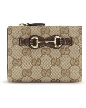 Gucci Small Horsebit Wallet - Metallic