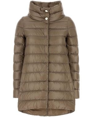 Herno Dove Nylon Amelia Down Jacket - Natural
