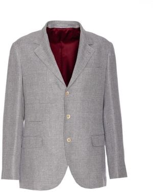Brunello Cucinelli Deconstructed Jacket - Gray