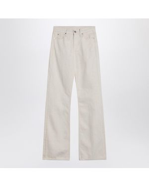 Calvin Klein Relaxed Flared Jeans - White