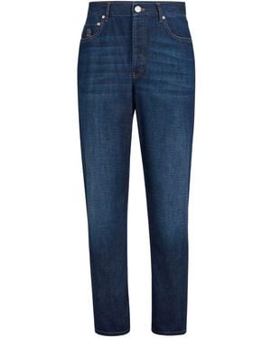 Brunello Cucinelli Denim Cotton Jeans - Blue