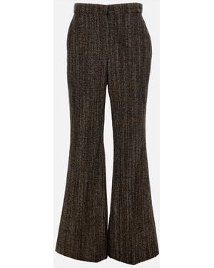 Fendi Wool Pants - Brown