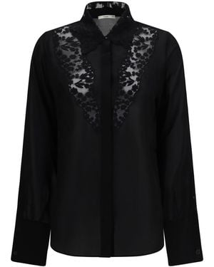 Fendi Georgette Shirt - Black