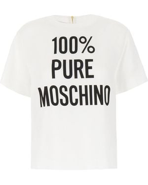 Moschino Clothing Coats - White