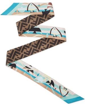 Fendi Wrappy Bandeau - Metallic