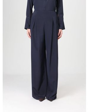 Max Mara Pure Pure Stretch Silk Palazzo Pants Max Mara - Blue