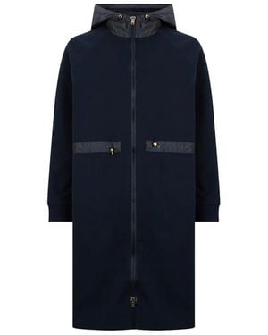 Herno Hooded Coat - Blue
