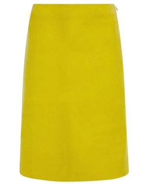 Ferragamo Midi Skirts - Yellow
