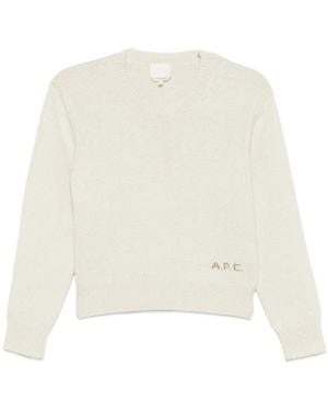 A.P.C. Neutrals Knitwear - White