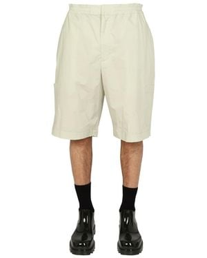 Ambush Relaxed Fit Bermuda Shorts - Natural