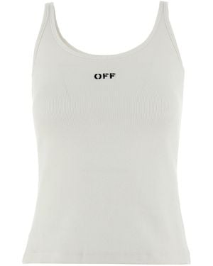 Off-White c/o Virgil Abloh 'Off Stamp' Top - White