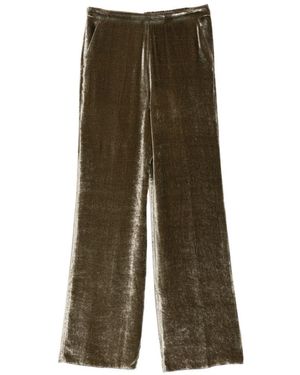 Etro Velvet Pants - Green