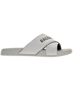 Balenciaga Shoes Slippers - Gray