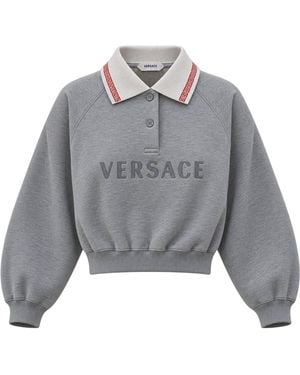 Versace Clothing Sweatshirts - Gray