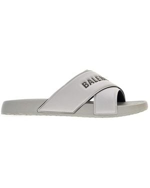 Balenciaga Shoes Slippers - Gray