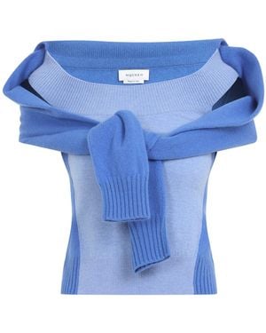 McQueen Wrap Sweater - Blue