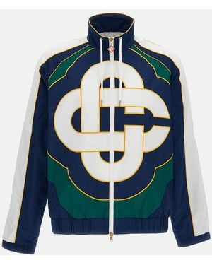 CASABLANCA Windbreaker Jacket - Blue