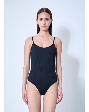 Moncler Quilted Swimsuit - Blue