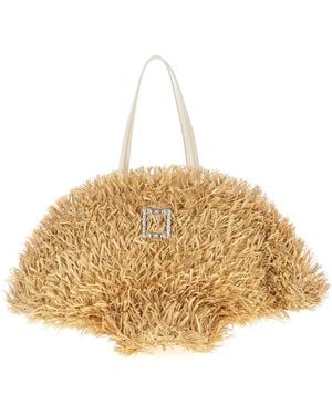 トートバッグ Roger Vivier 'Tres Vivier Panier Large' shopping bag Roger Vivier 'Tres Vivier Panier Large' Shopping Bag Tote