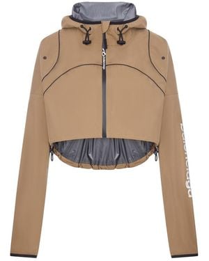 Balenciaga Techwear Cropped Jacket - Natural