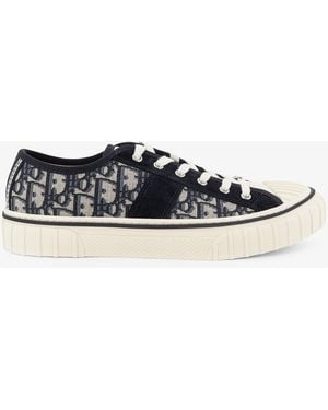 Dior Dior Dior Hooper Jacquard Dior Oblique Sneakers - White