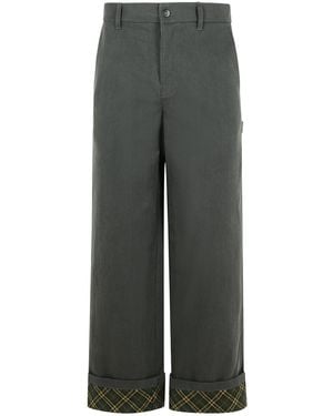 Burberry Cotton Jeans - Gray