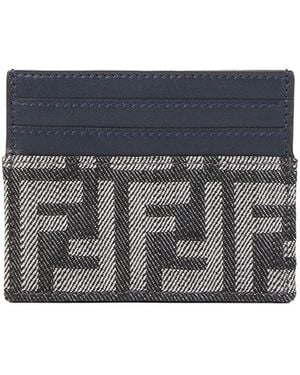 Fendi Baguette Card Case - Gray