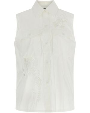 P.A.R.O.S.H. P. A.R. O.S. H. Polyamide Blouse - White