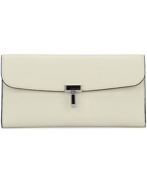 TOTEME T-Lock Wallet - Natural