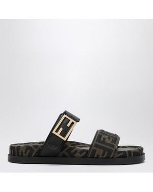 Fendi Feel Slides - Black