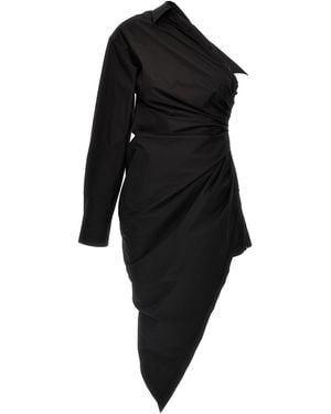 Alexander Wang Asymmetrical Short Dress - Black