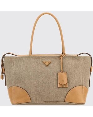 Prada Tote Bag - Natural