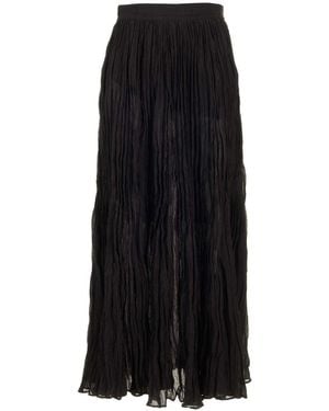 TOTEME Pleated Skirt - Black