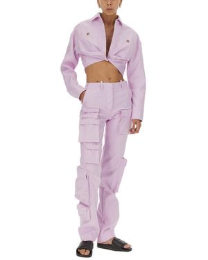 Off-White c/o Virgil Abloh Cotton Jacket - Purple
