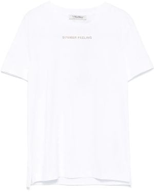 Max Mara Cervino T-Shirt in Pink | Lyst