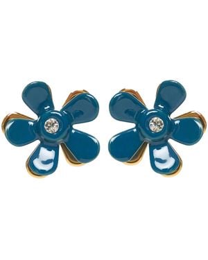 Marni Flower Pop Earrings - Blue
