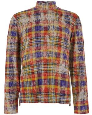 Vivienne Westwood Turtleneck Sweater With All-Over Stripe Motif - Multicolor