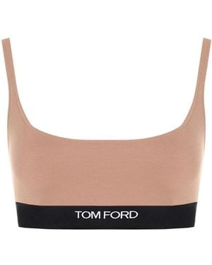 Tom Ford Bralette Modale Firmata - Natural