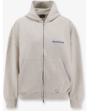Balenciaga Cotton Sweatshirt - White
