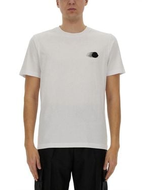 Moncler Logo Print T-Shirt - White