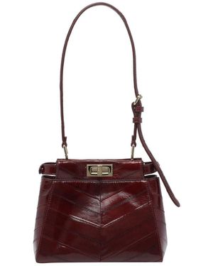 Fendi Xs My Peekaboo Handbag - Red