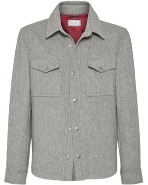 Brunello Cucinelli Cashmere Jacket - Gray