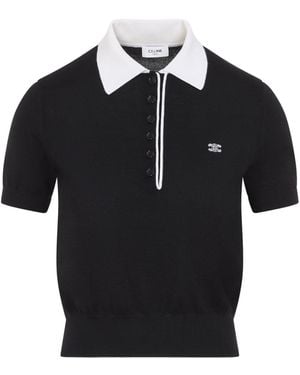 Celine Polo Sweatrer - Black
