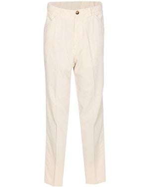 Brunello Cucinelli Leisure Fit Corduroy Pants - Natural