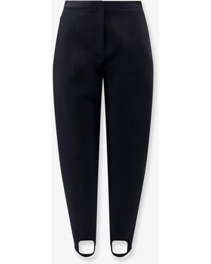 Loewe Stretch Wool Blend Stirrup Pants - Blue