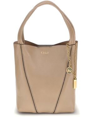 Chloé Chloã Spin Shoulder Bag - White