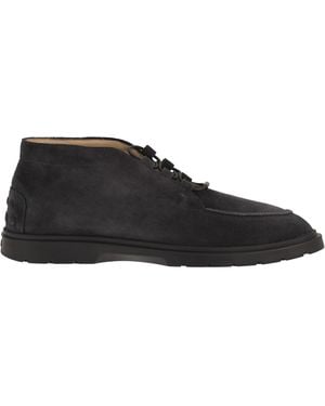 Tod's Suede Ankle Boots - Black