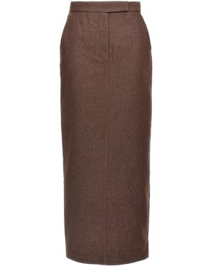 Max Mara 'Pianosa' Skirt - Brown